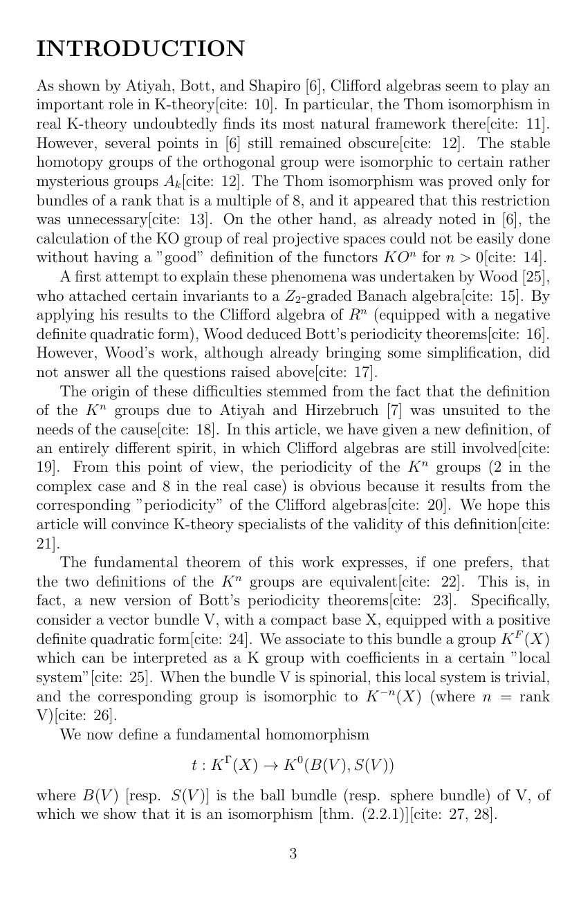 Karoubi paper — English source